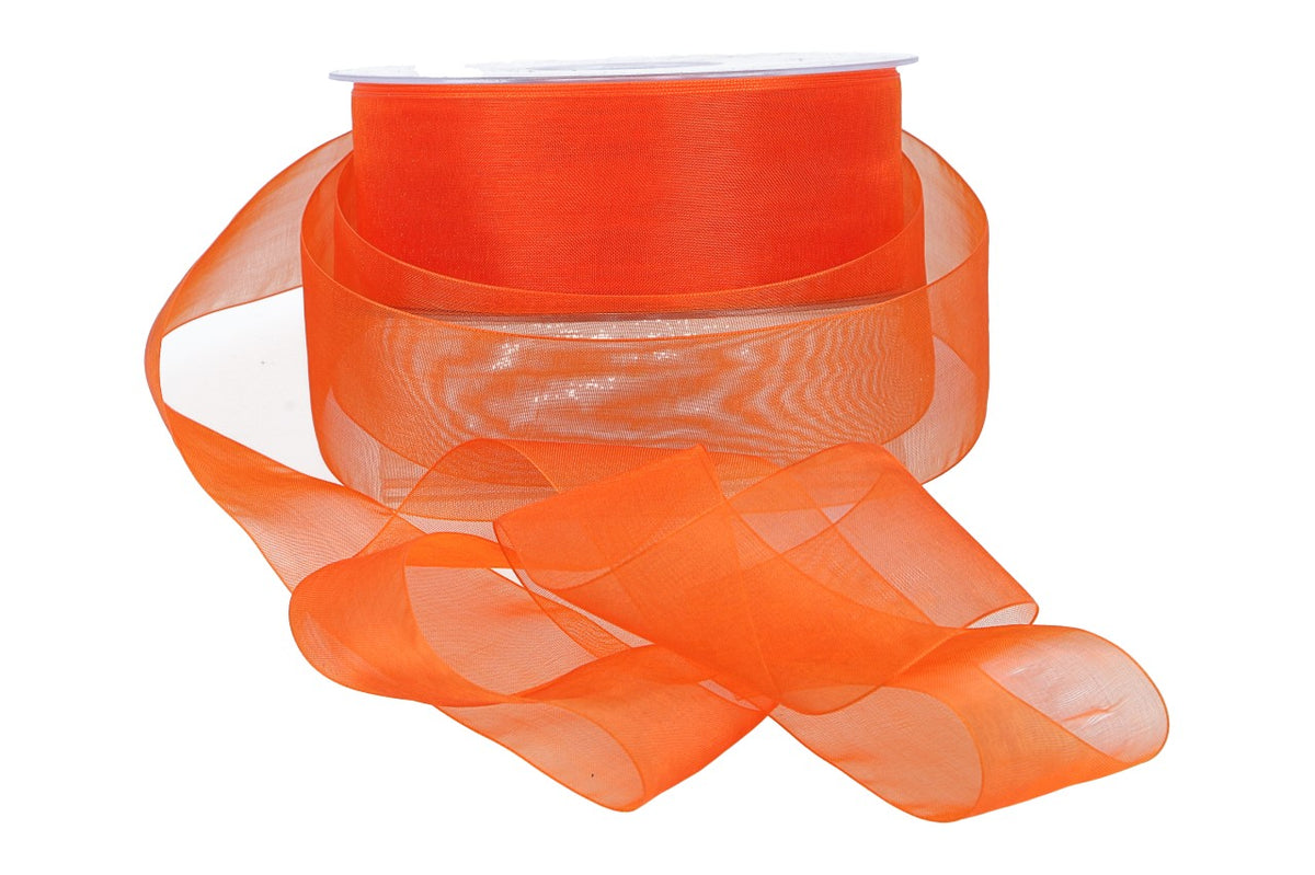 Beauty Organdy Band 40mm, 50m, orange