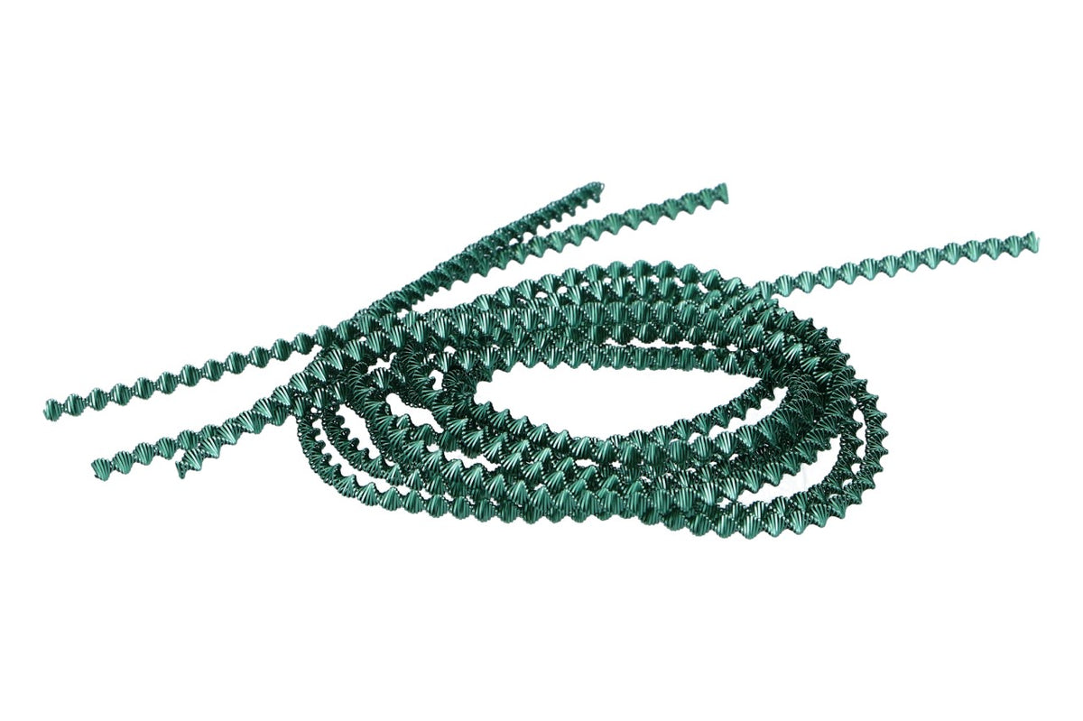 Bouillondraht grob, Grün, 1,5m