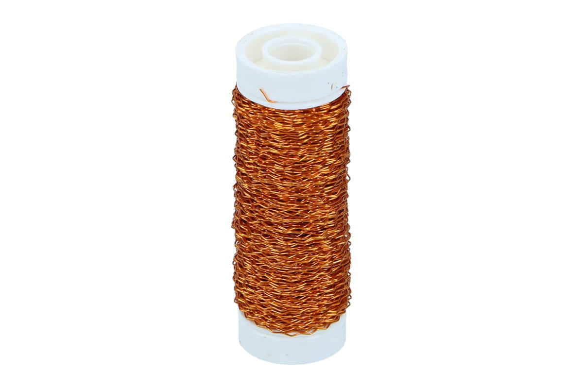 Bouillondrahteffekt Orange 35m,