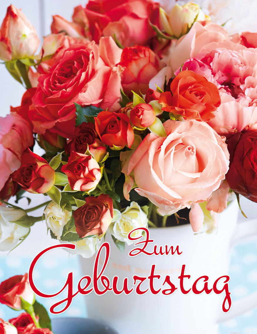 Zum Geburtstag - Minikarten mit Umschlag