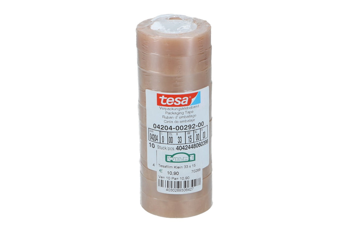 Tesafilm klein 33 x 15, Pack = 10 Stück