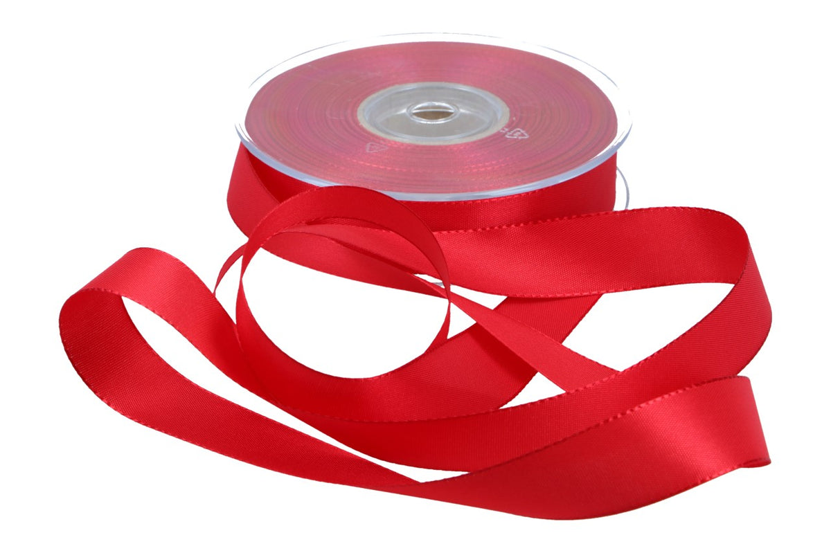 Dekoband Economy 25mm, 50m, rot