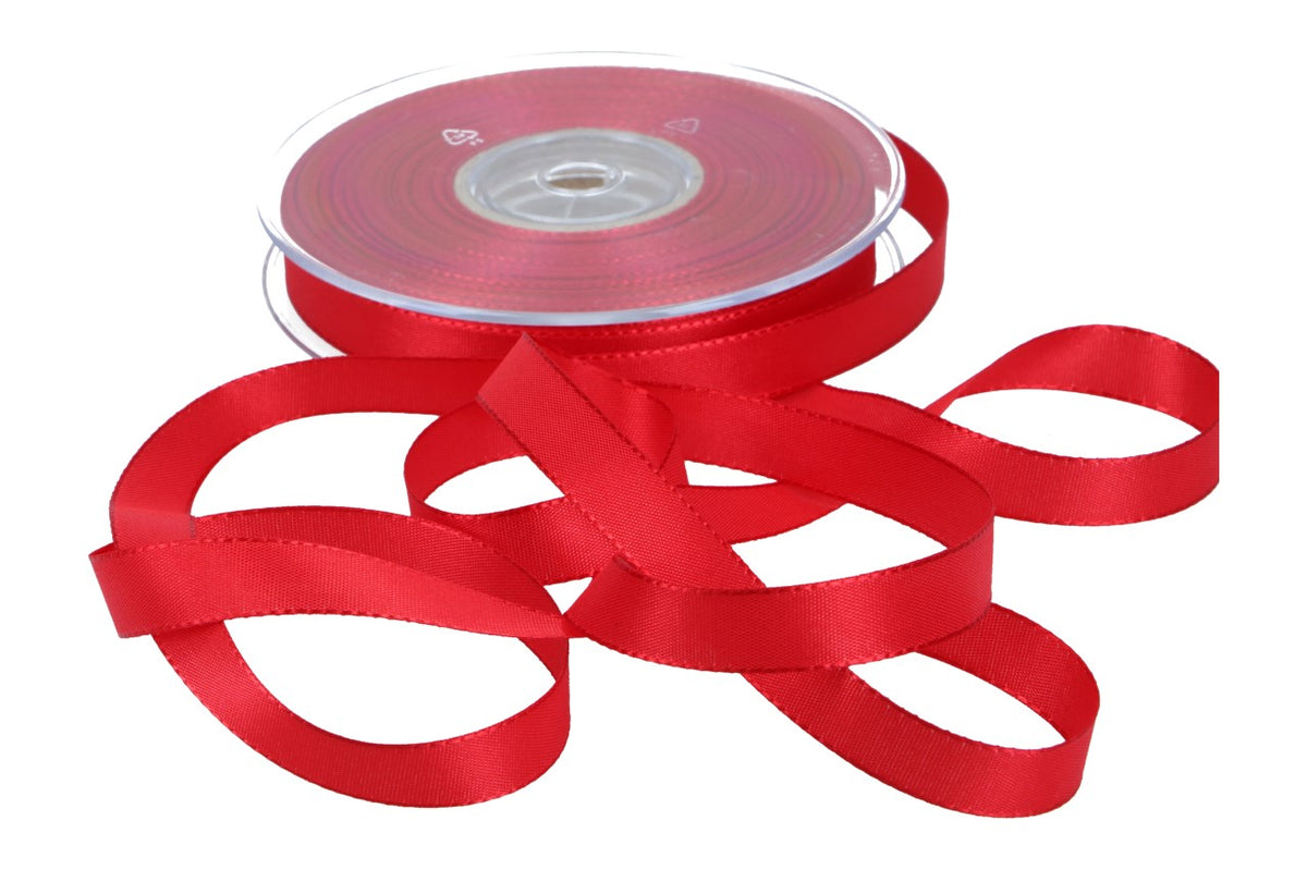 Dekoband Economy 15mm, 50m, rot