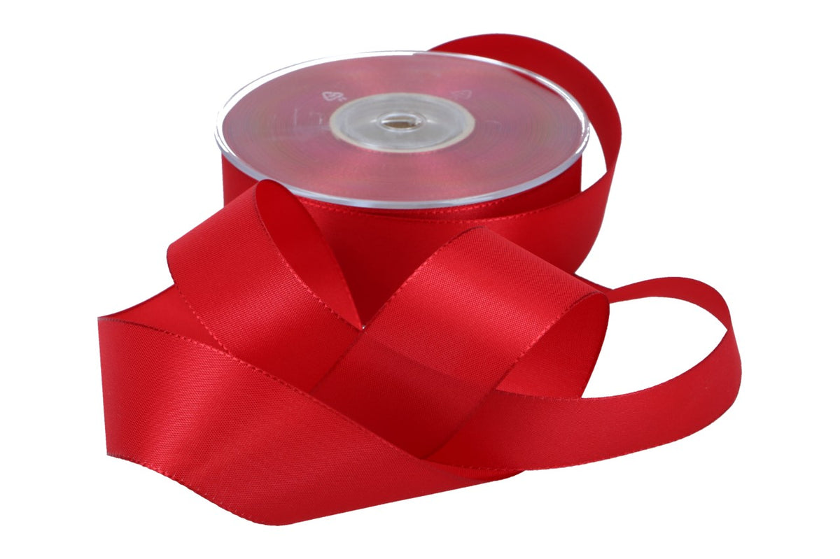 Dekoband Economy 40mm, 50m, rot