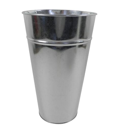 Zinkvase rund D23cm H38cm, Ve. 1 Stk