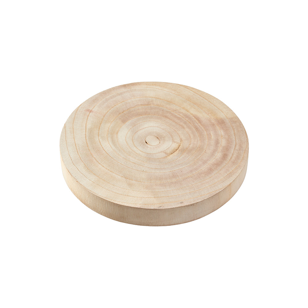 Holzscheibe D25cm H3,5cm, Ve. 1 Stk