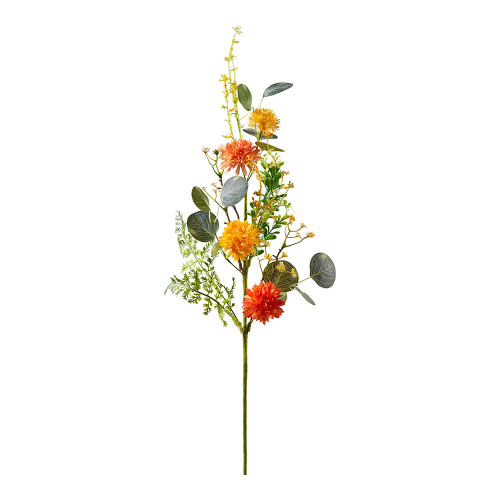 Blütenstrauß gelb / orange, L66cm