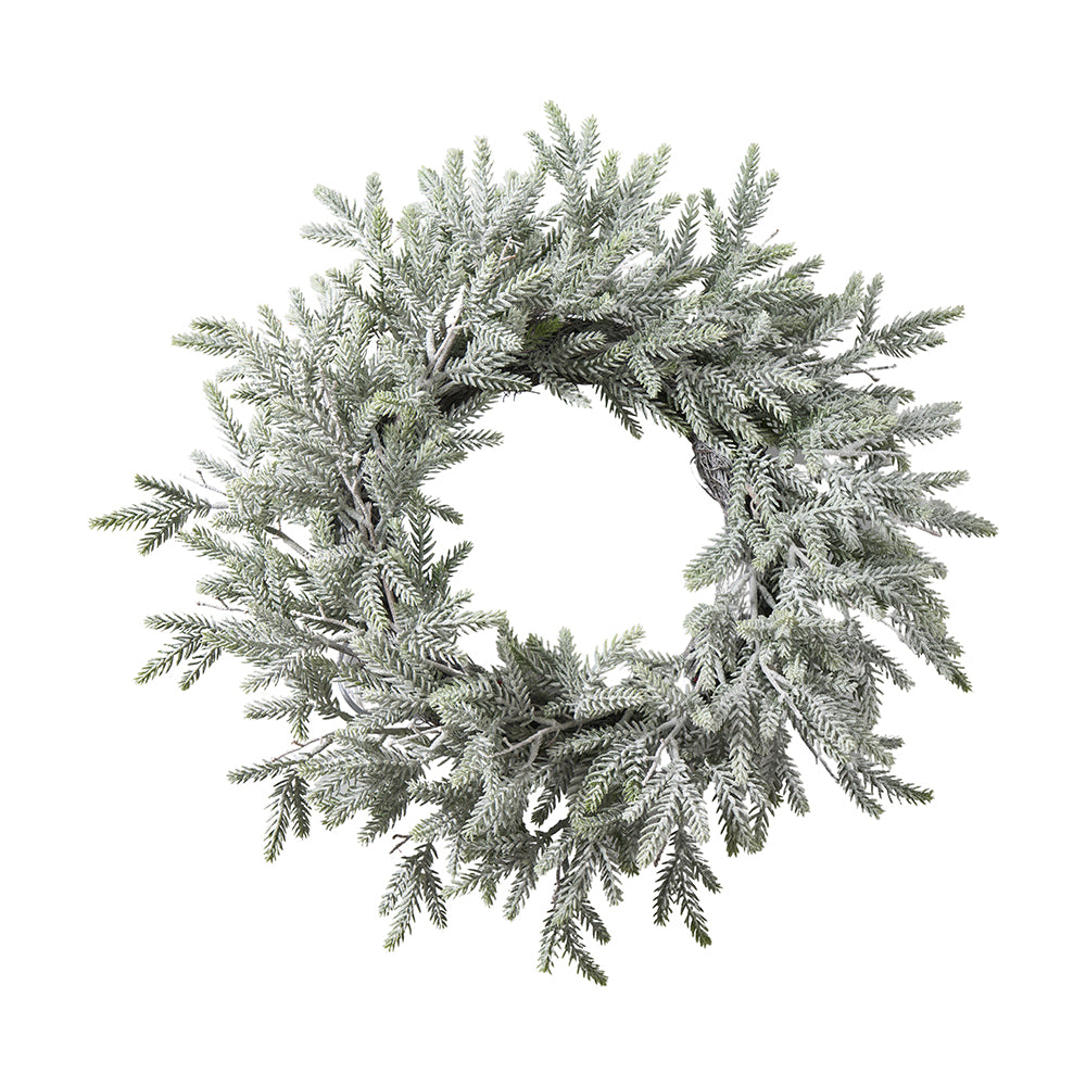 Tannen Kranz Juniper auf Rebe, D46cm