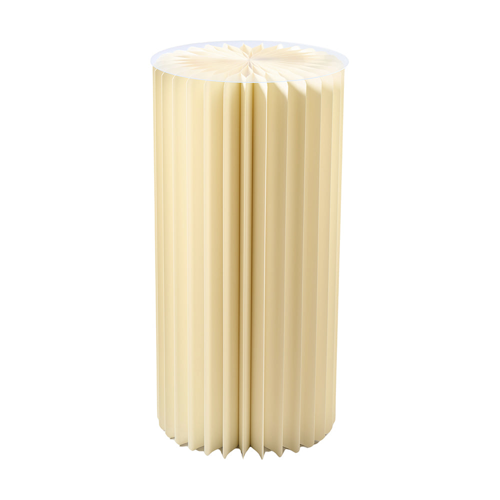 Papier Säule faltbar, D30cm H60cm,