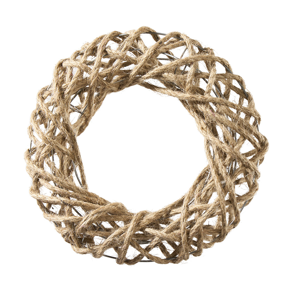 Kranz aus Jute D38cm, Ve. 1 Stk