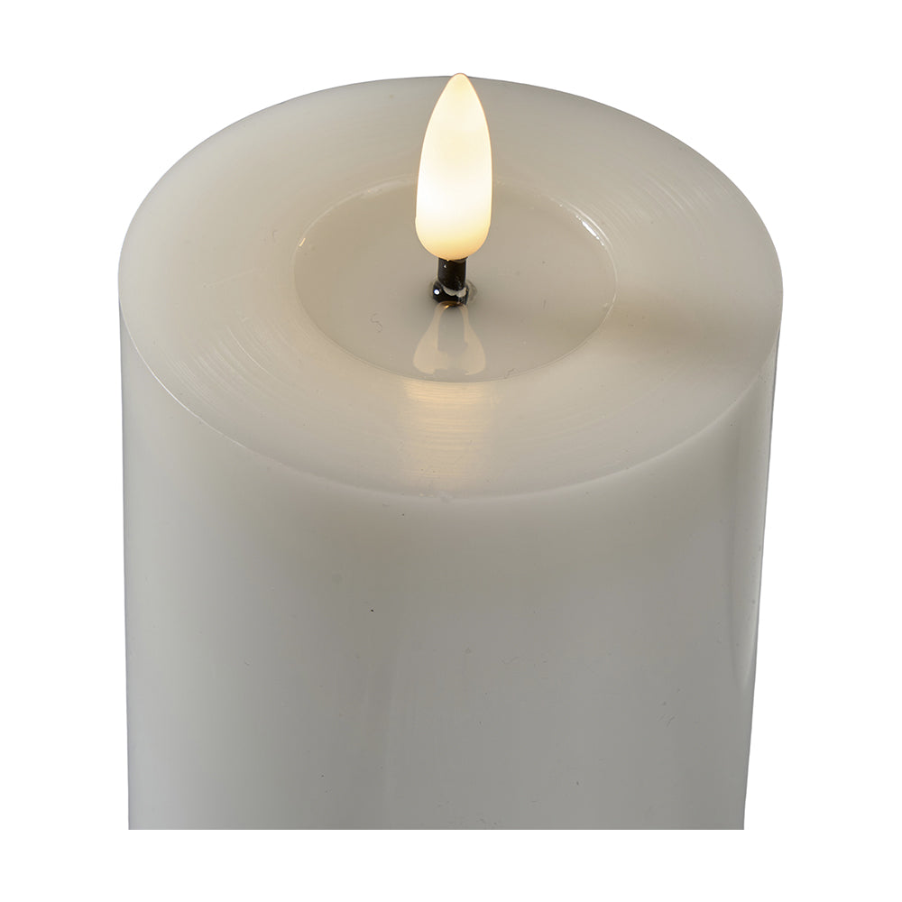 LED Kerze zum Aufladen H15cm , Ve. 2 Stk