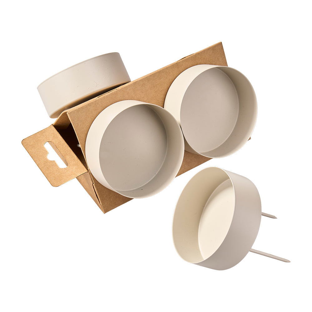 Kerzenpick D8,2 H3cm, Ve. 4 Stk.