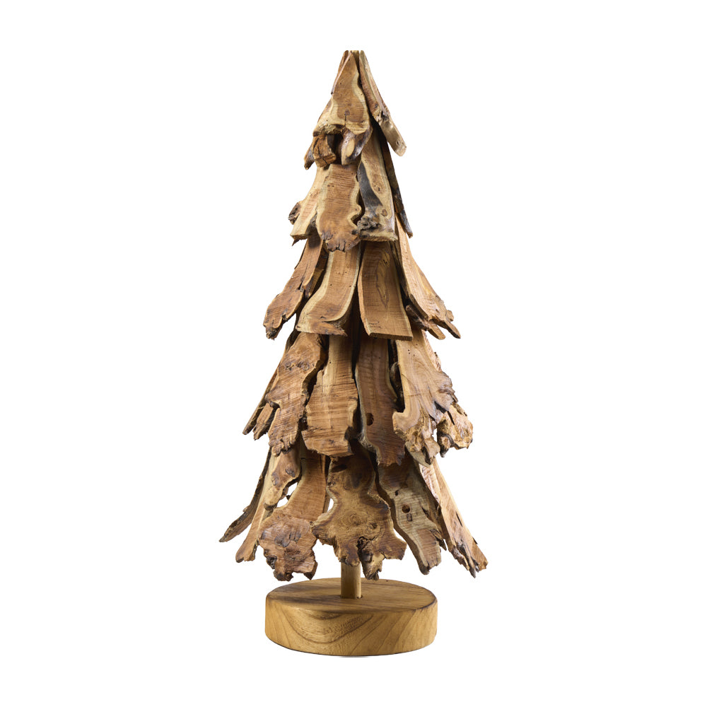 Tannenbaum aus Holzstücken D45 H90cm