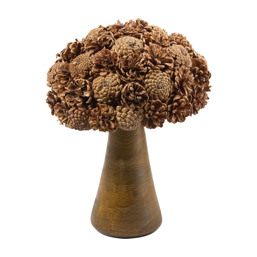 Pilz aus Zapfen D22 H29cm, Ve. 1 Stk