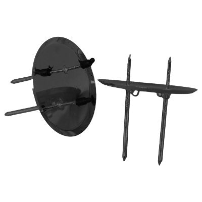 Kerzenteller mit 2 Pick D6cm H6,5cm