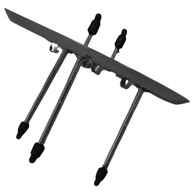 Kerzenteller mit 2 Pick D10cm H7cm
