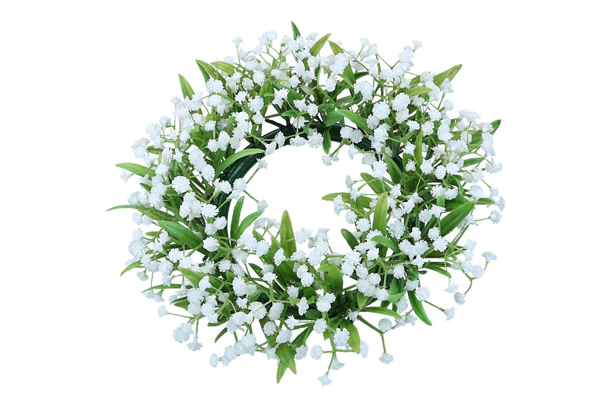 Gypso Kranz Ø 25cm, Farbe: weiß-grün