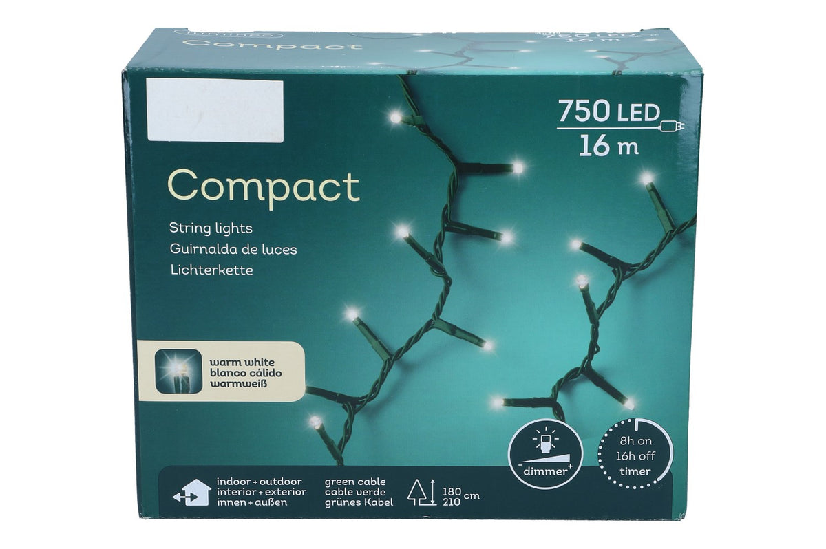 LED Lichterkette, 750 LED, 16m, 1 Stück
