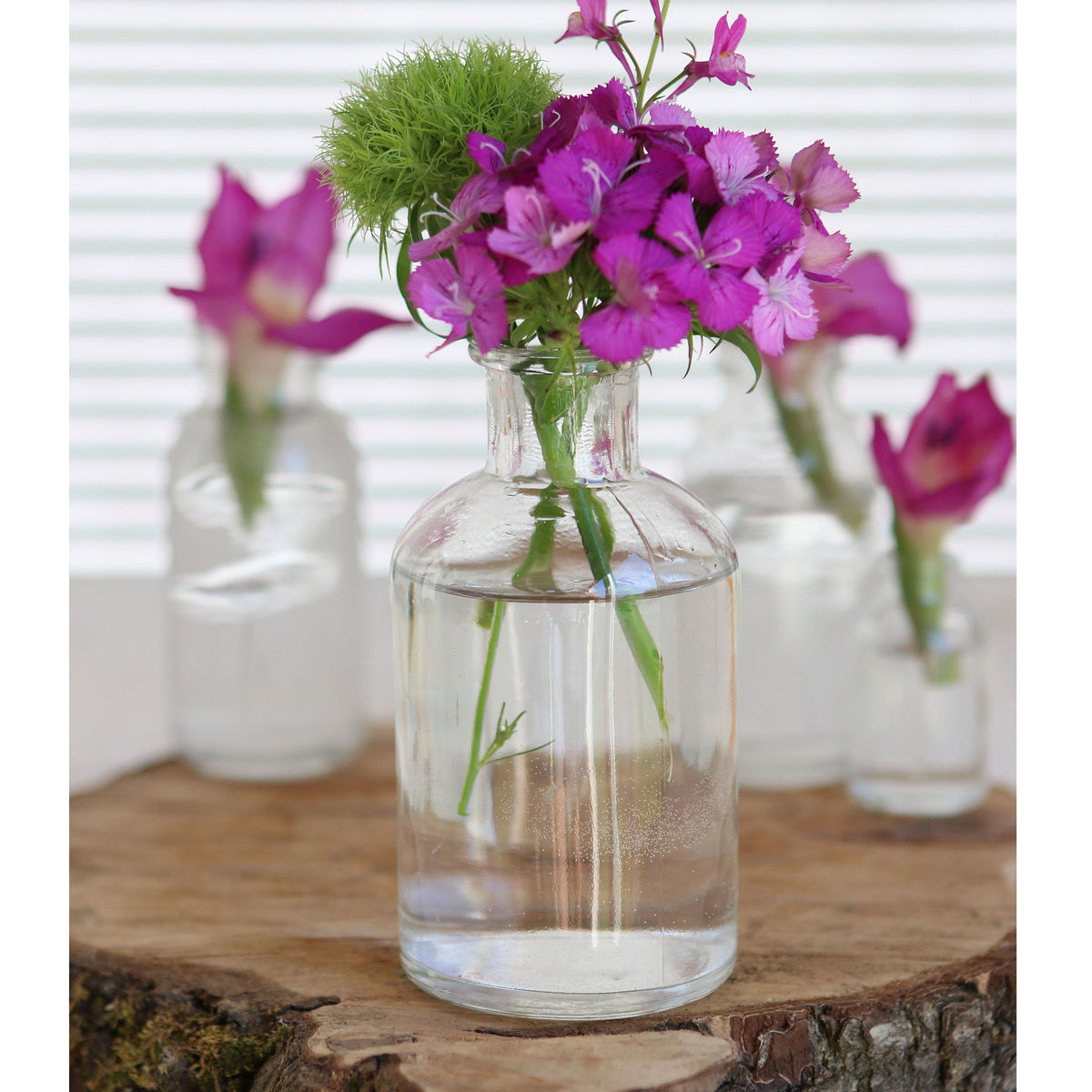 Rundflasche D7cm H12cm, Ve. 1 Stk