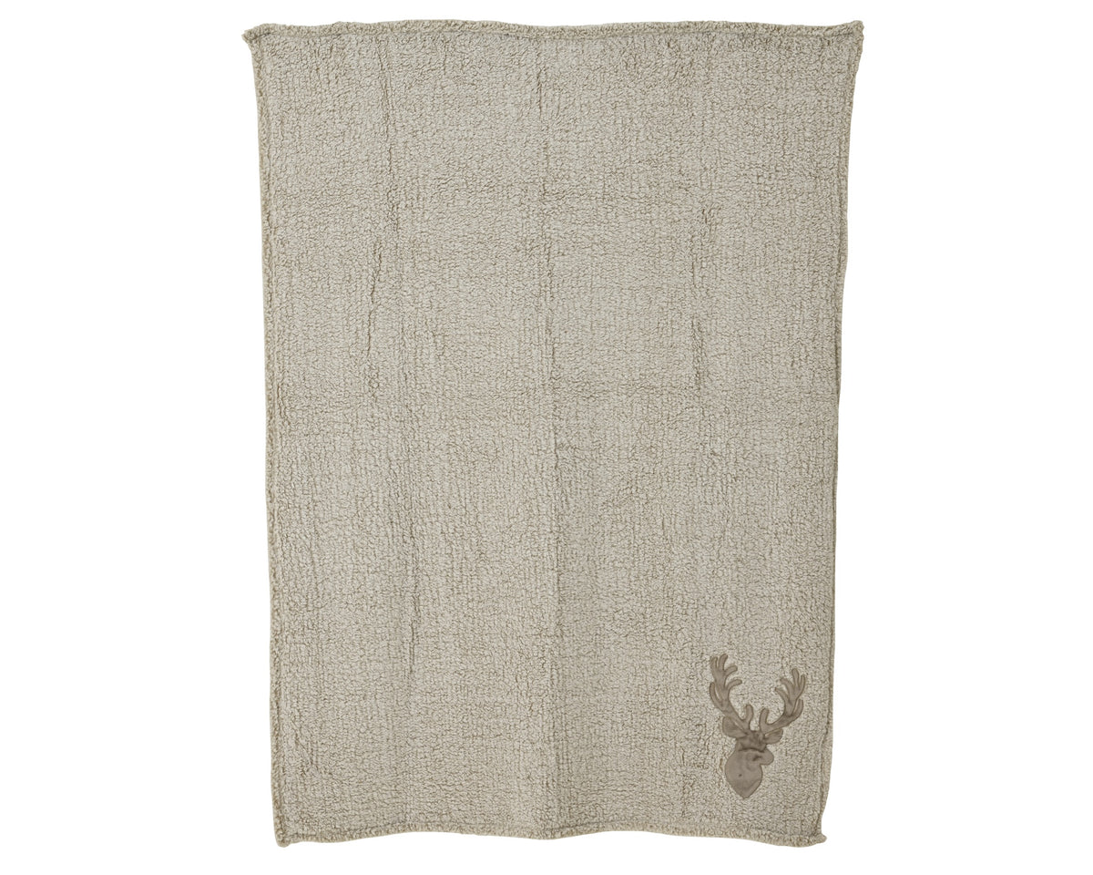 Decke mit Rentier 130x170cm, Ve. 1 Stk