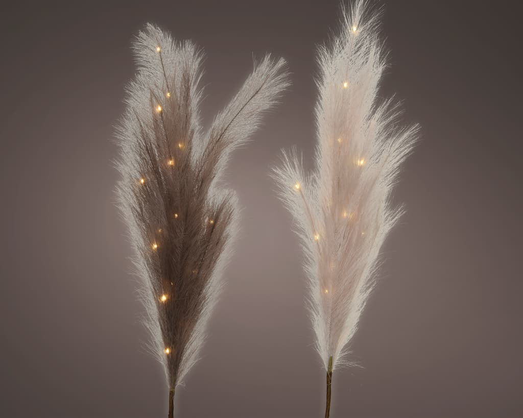 Pampasgras mit LED H70cm, Ve. 1 Stk