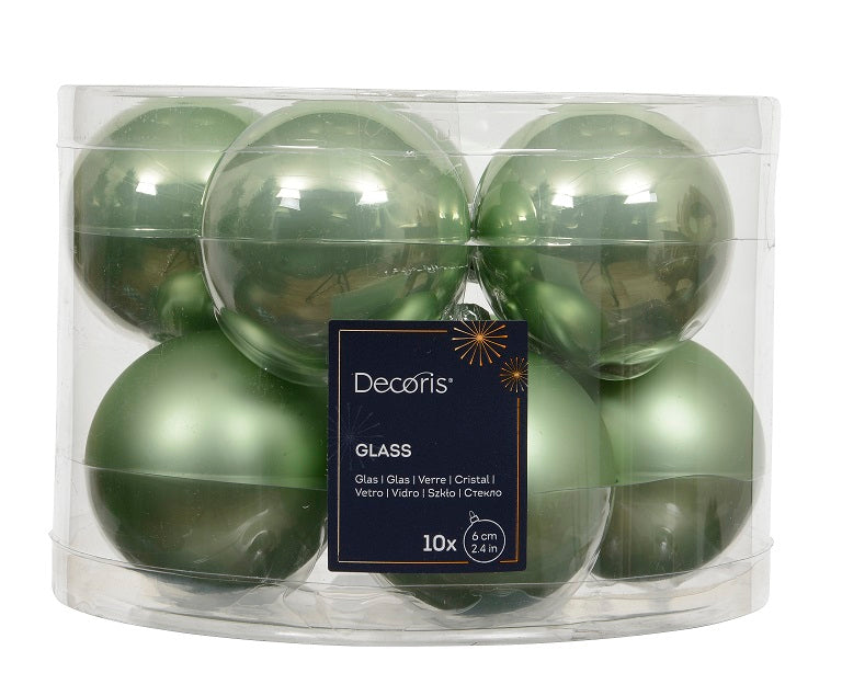 Christbaum Kugel Mix D6cm, Ve. 10 Stk