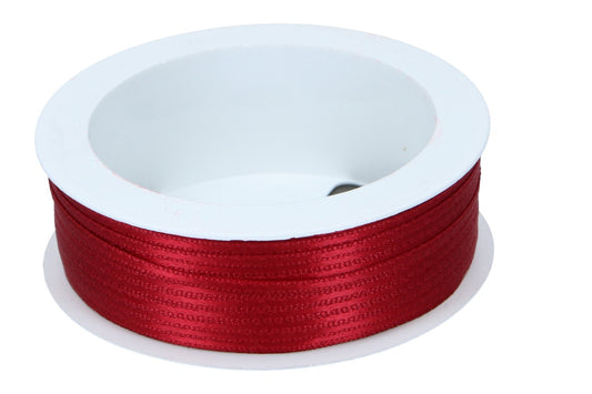 Dekoband Doppelsatin B3mm, Ve. 1Rll=50m,