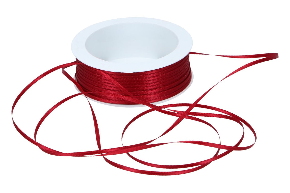 Dekoband Doppelsatin B3mm, Ve. 1Rll=50m,