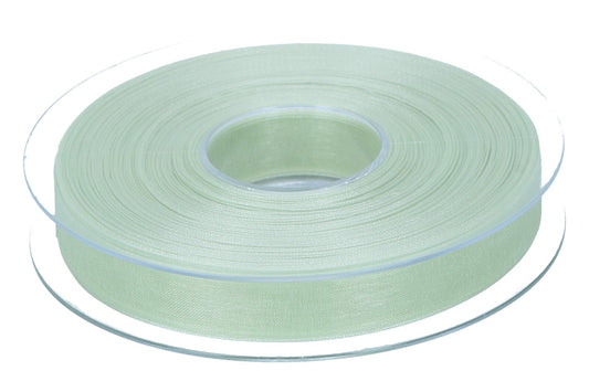 Beauty Organdy Band 15mm, 50m, lindgrün