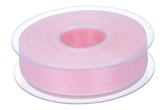 Beauty Organdy Band 25mm, 50m, rosa
