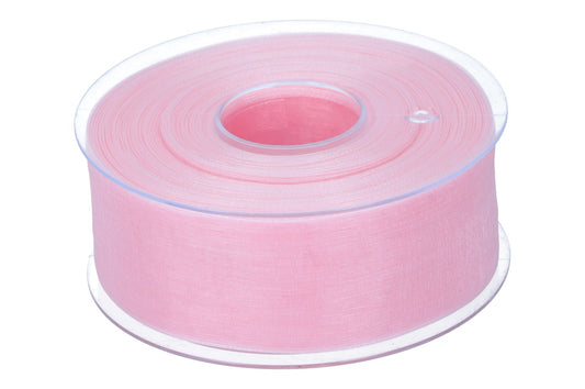 Beauty Organdy Band 40mm, 50m, rosa