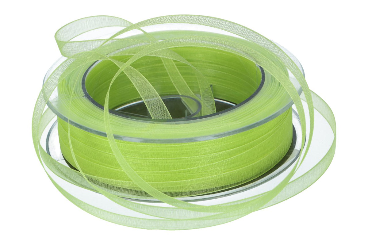 Beauty Organdy Band 7mm, 50m, limon