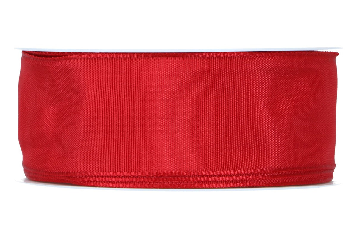 Formb. Drahtkantenband 40mm, 25m, rot
