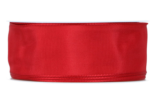 Formb. Drahtkantenband 40mm, 25m, rot