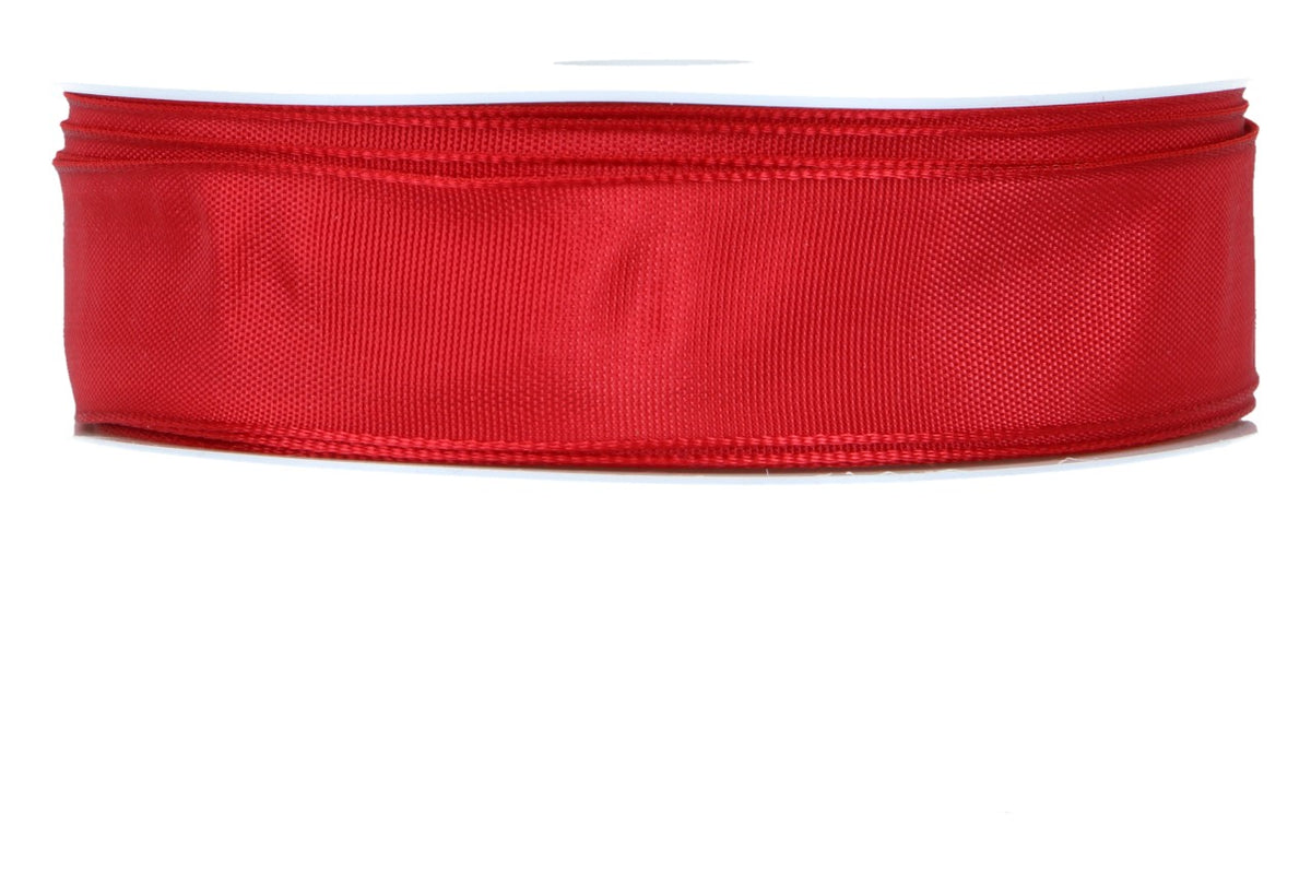 Formb. Drahtkantenband 25mm, 25m, rot
