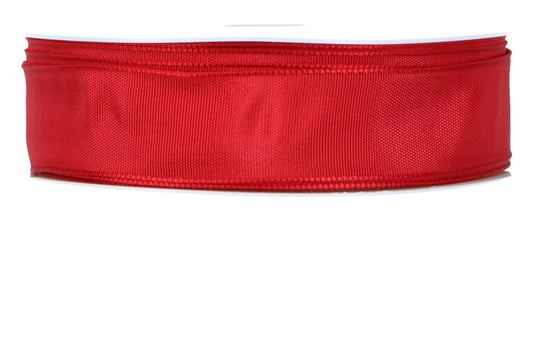 Formb. Drahtkantenband 25mm, 25m, rot
