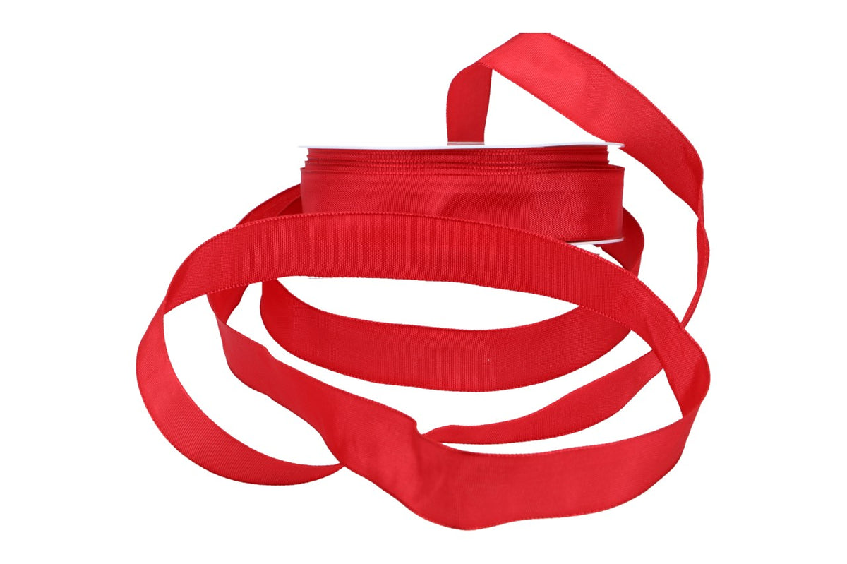 Formb. Drahtkantenband 25mm, 25m, rot