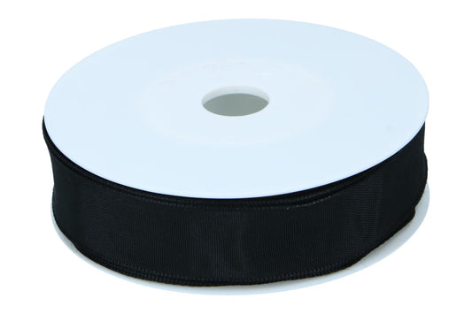 Formb. Drahtkantenband 25mm, 25m,schwarz