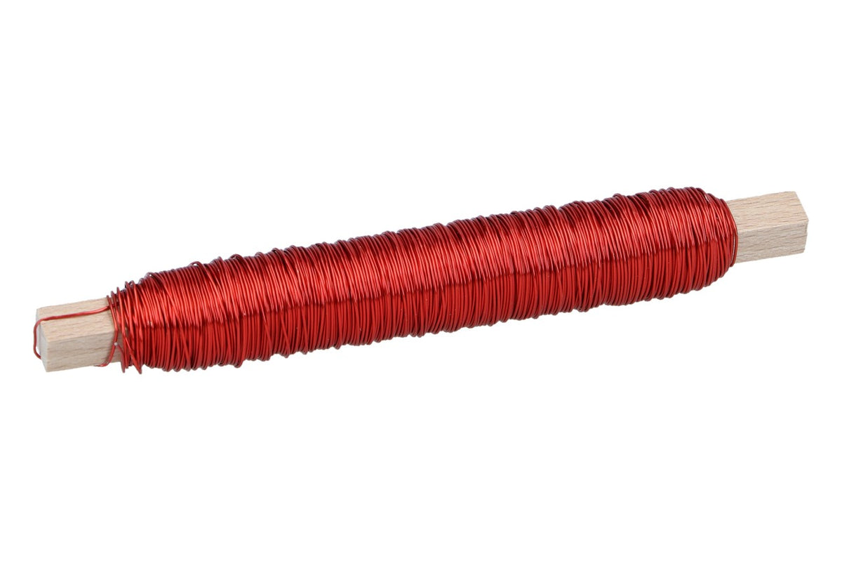 Kupferlackdraht Rot, 0,50mm, 100gr.