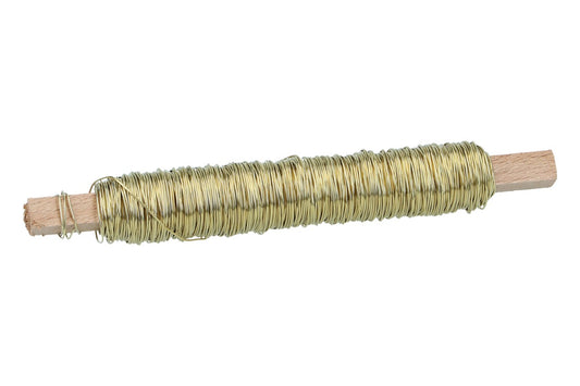 Kupferlackdraht hell-gold 0,50mm, 100gr.