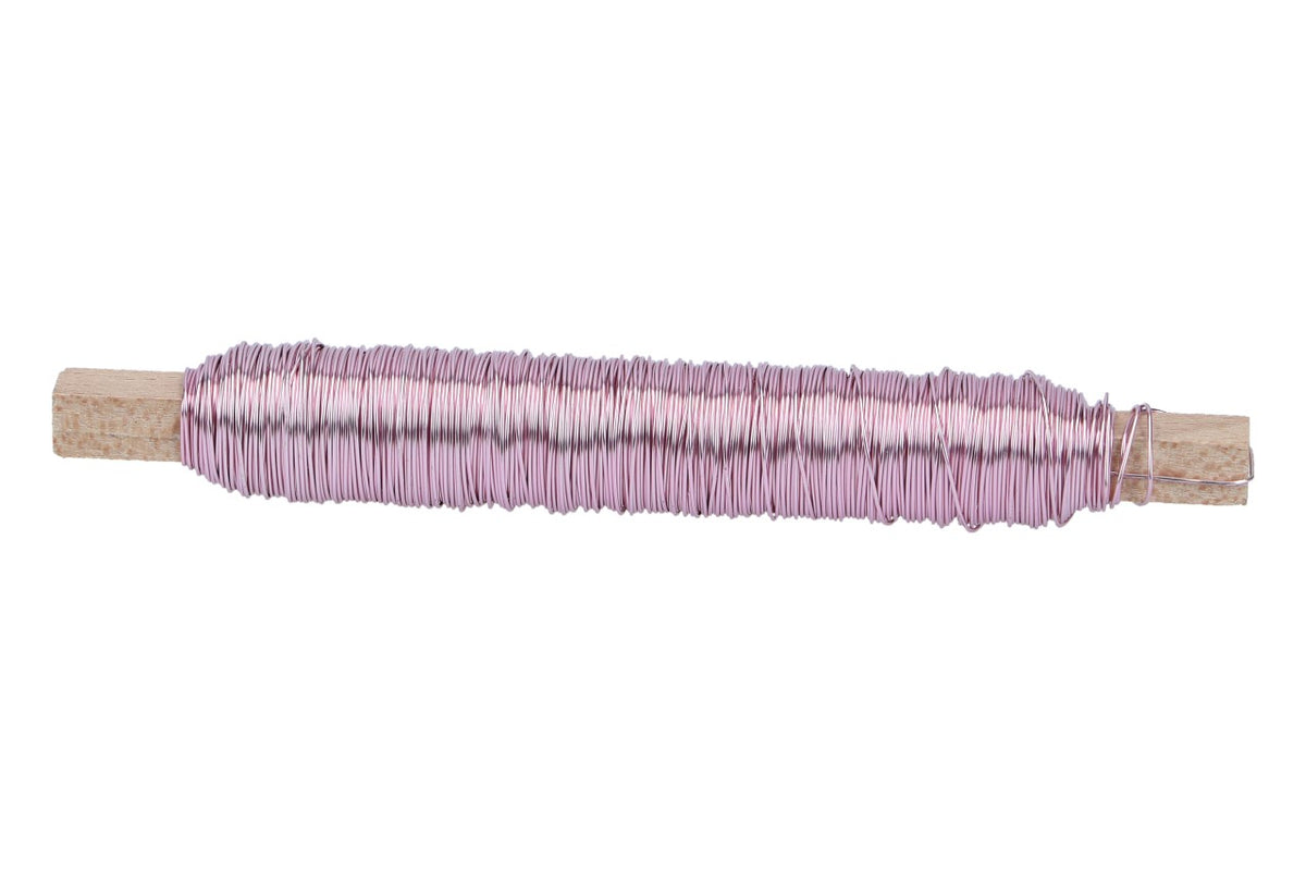 Kupferlackdraht Rosa, 0,50mm, 100gr.