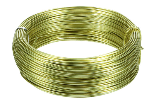 Aludraht, 2 mm, 60m Ring, 500gr. Lemon