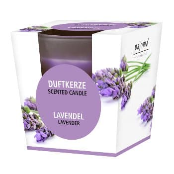 Duftkerze im Glas Lavendel, H8cm,