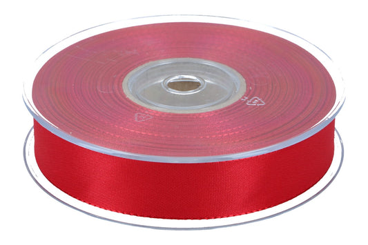 Dekoband Economy 25mm, 50m, rot
