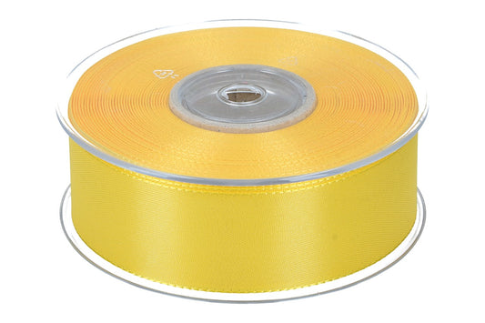 Dekoband Economy 40mm, 50m, hell-gelb