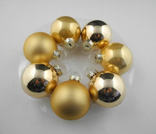 Kugel Gold - Mix D60cm, Ve. 1Box = 49Stk