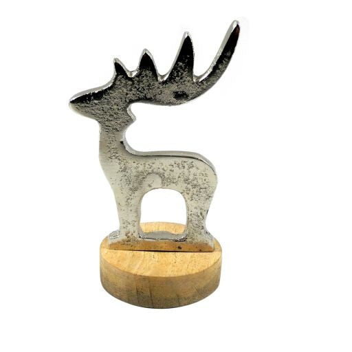 Elch auf Holzständer, Höhe 13cm, 1 Stück