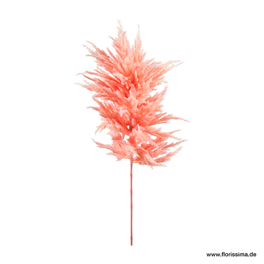Pampasgras Zweig beflockt L95cm, Ve. 1St