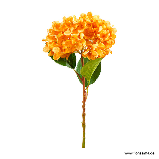 Hortensie mit Blätter L58cm, Ve. 1 Stk