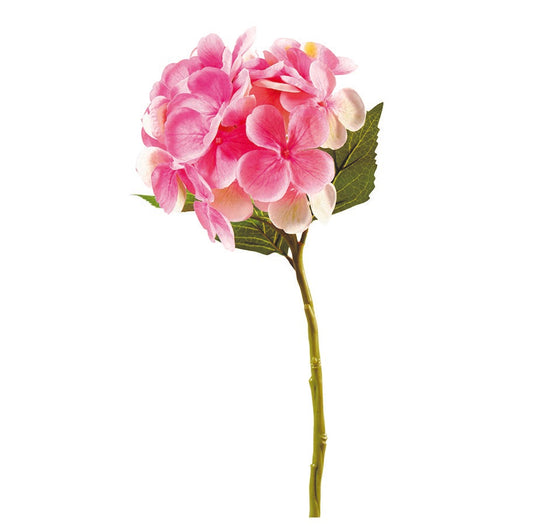 Hortensie mit Blätter L33cm, Ve. 1 Stk